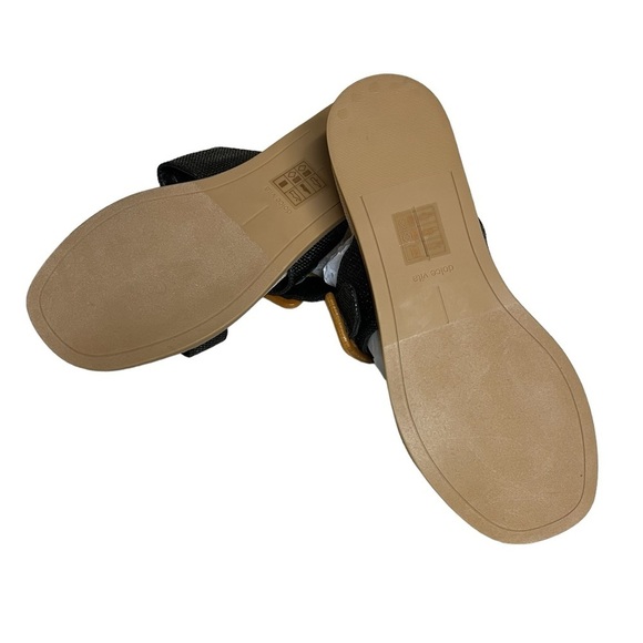 NWT Dolce Vita Genzel Slide Black Buckle Sandal 8 - Picture 8 of 8